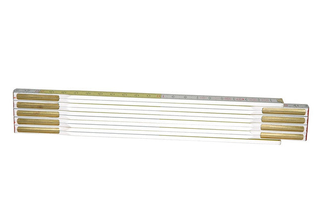 Afbeelding STANLEY duimstok hout - geel/wit 0-35-458