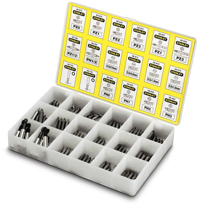 Afbeelding STANLEY assortiment bits 200-delig 1-68-741