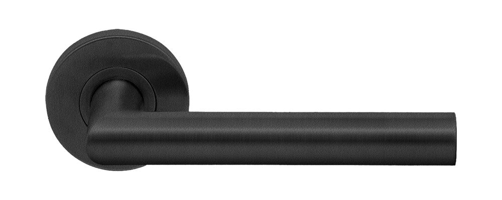 Deurkruk met rozet op stalen onderrozet Oxloc