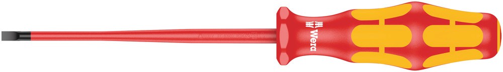 160 iS VDE geïsoleerde Zaagsnede Schroevendraaier, kling met gereduceerde diameter, 0.6 x 3.5 x 100 mm