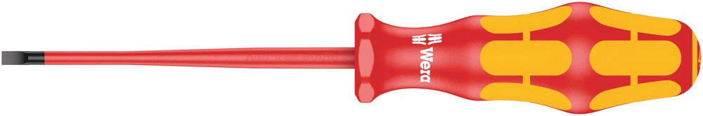 160 iS VDE geïsoleerde Zaagsnede Schroevendraaier, kling met gereduceerde diameter, 0.8 x 4.0 x 100 mm