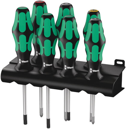 335/350/367/7 Schroevendraaiserset Kraftform Plus Lasertip + houder, 7 -delig