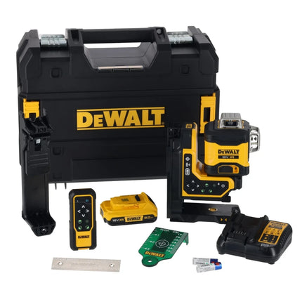 DEWALT DCLE34035D1-QW 18V XR 3x360° groene laser met afstandsbediening