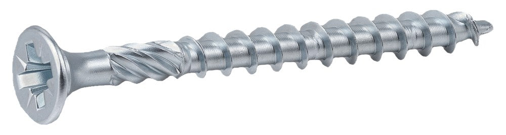 Spaanplaatschroef platte kop