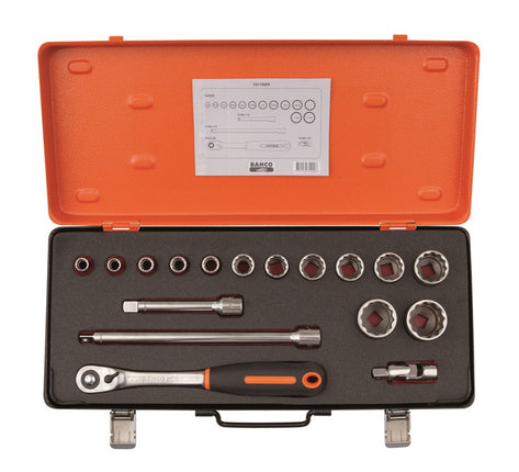 BAHCO DOPPENSET 1/2 INCH 17D