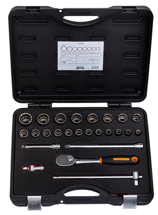 Afbeelding BAHCO dopsleutelset 1/2" 7825MBP