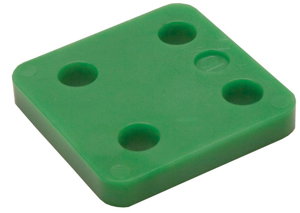 GB DRUKPLAAT ZONDER SLEUF GROEN 10 KS 70X70