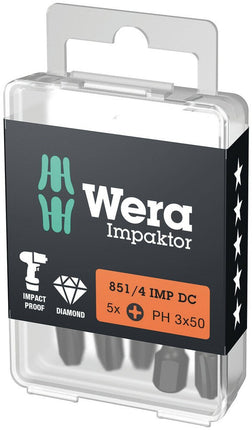 WERA BIT 851/4 IMP DC PH3X50 057657