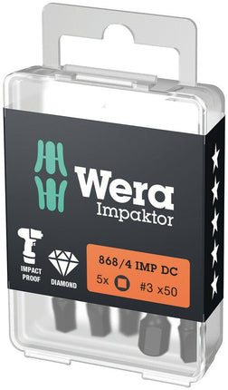 Afbeelding Wera bit robertson 868/4 IMP DC Impaktor
