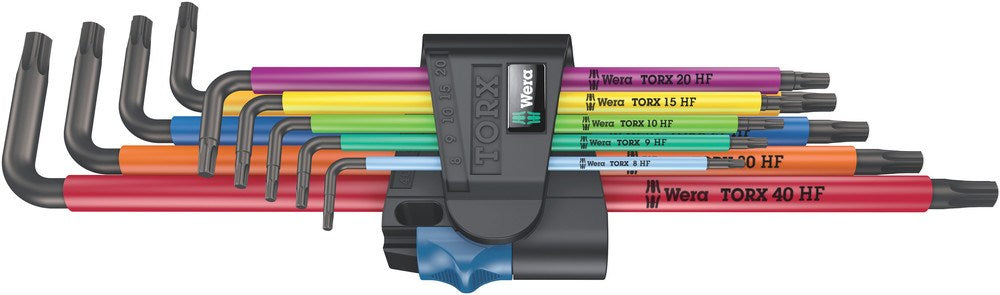 967/9 TX XL Multicolour HF 1 Stiftsleutelset met vasthoudfunctie, lang, 9-delig