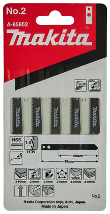 Afbeelding Makita decoupeerzaagblad no2 A-85852