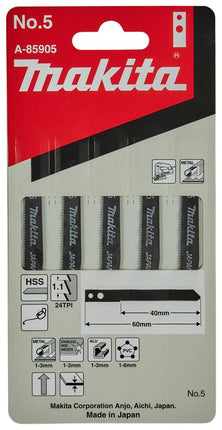 Afbeelding Makita decoupeerzaagblad no5 A-85905