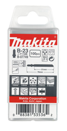 Afbeelding Makita decoupeerzgb uni 51mm t118b B-07749