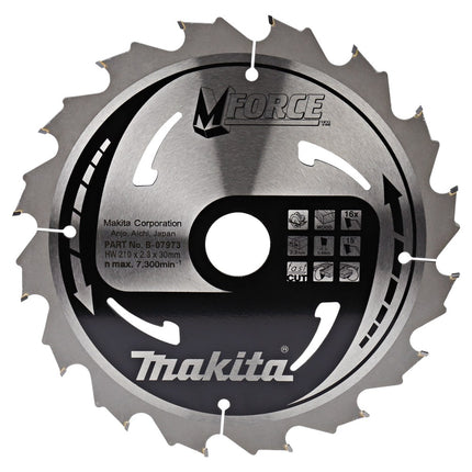 Afbeelding Makita zaagb mforce 210x30x2,3 16t15g B-07973