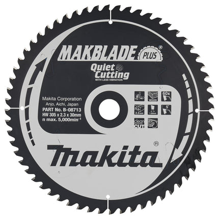 Afbeelding Makita zaagb hout 305x30x60t 5g B-08713
