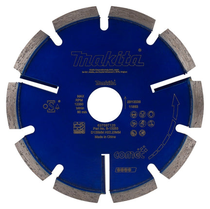 Afbeelding Makita diamantvoegsch. 125x22,2 blauw B-13253