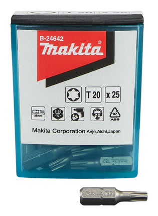 Afbeelding Makita schroefbit t20x25mm 25st B-24642