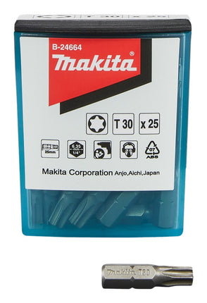 Afbeelding Makita schroefbit t30x25 25stk B-24664
