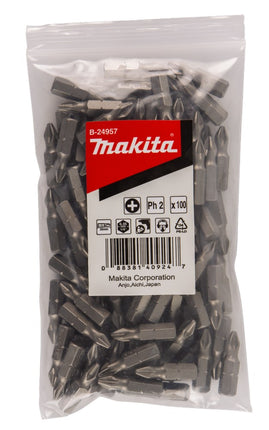Afbeelding Makita schroefbit ph2x25mm navul 100s B-24957