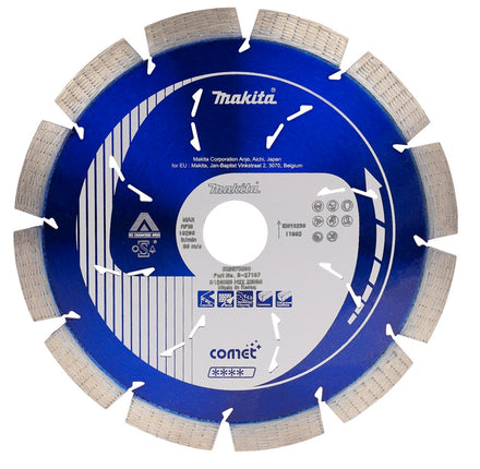 Afbeelding Makita diamantschijf 150x22,2mm blauw B-27187