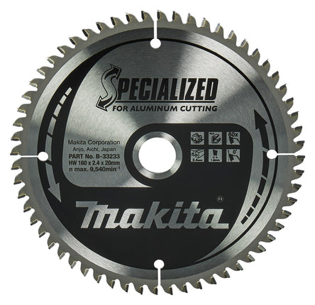 Afbeelding Makita zaagb alu 160x20x2,4 60t 0g B-33233