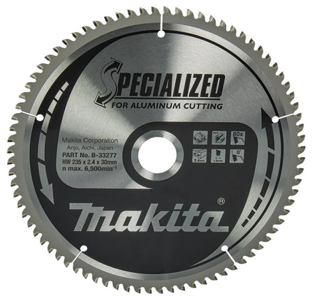 Afbeelding Makita zaagb alu 235x30x2,4 80t 0g B-33277