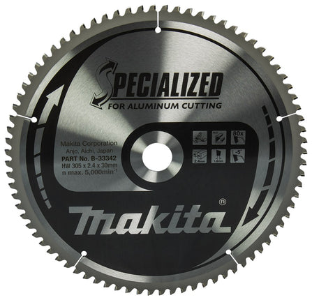 Afbeelding Makita zaagb alu 305x30x2,4 80t -5g B-33342