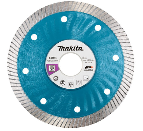 Afbeelding Makita diamantsch.125x22,2mm gesegm. B-46333