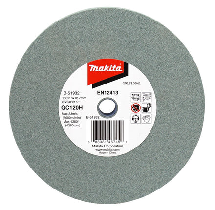 Afbeelding Makita slijpst. 150x16x12,7mm gc120h B-51932