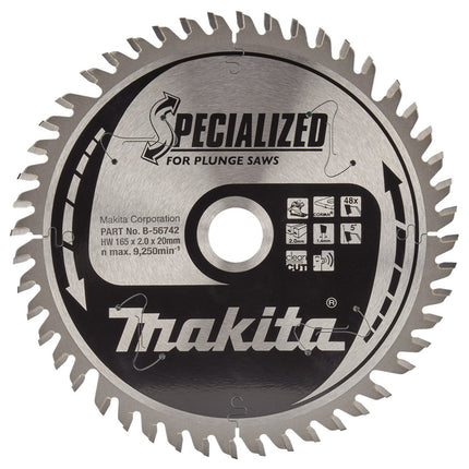 Afbeelding Makita zaagb corian 165x20x2,0 48t 5g B-56742
