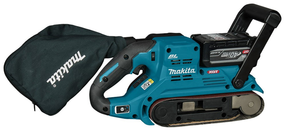 Afbeelding Makita xgt 40 v max bandschuurmachine 76mm BS001GZ