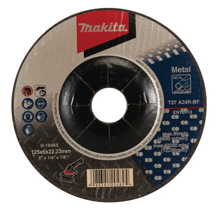 Afbeelding Makita afbraams met 125x6,0x22,2 20st D-18465-20