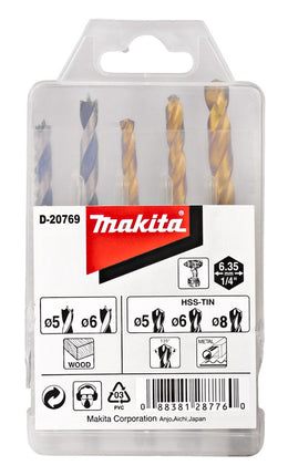 Afbeelding Makita borenset 1/4 vorm e D-20769