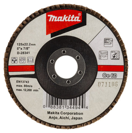 Afbeelding Makita lamellenschuursch. 125x22 k60 D-28341
