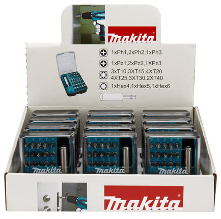 Afbeelding Makita displ 12 bitset 31dlg D-34936-12