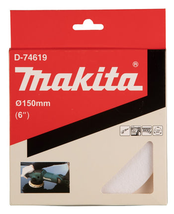 Afbeelding Makita poetsschijf vilt 150mm D-74619