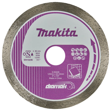 Makita Diamantschijf 125x22,23x1,8mm - D-80226