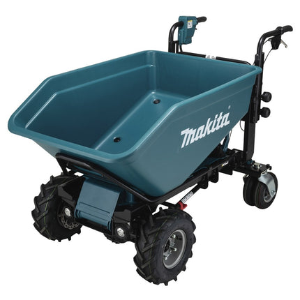 Afbeelding Makita lxt 2x18 v accu dumper met elektrisch kiepbare bak DCU602Z