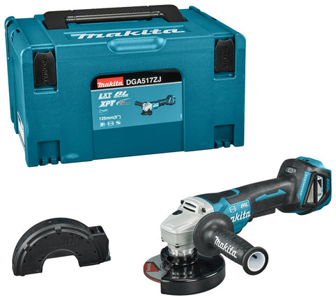 Afbeelding Makita 18 v haakse slijper 125 mm DGA517ZJ