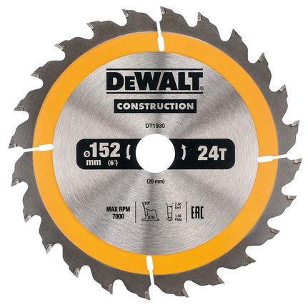 DeWALT Cirkelzaagblad DT1930