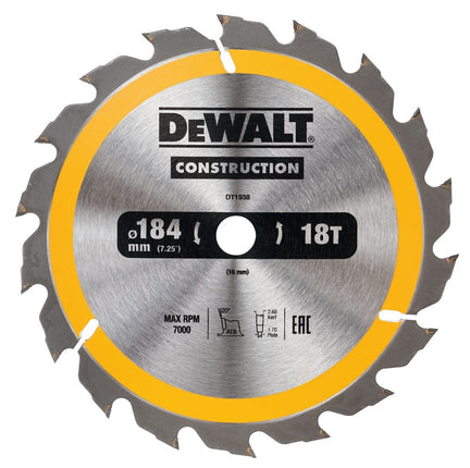 DeWALT Cirkelzaagblad DT1938