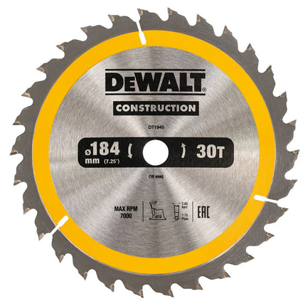 DeWALT Cirkelzaagblad DT1940