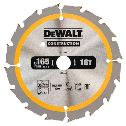 DeWALT Cirkelzaagblad DT1948