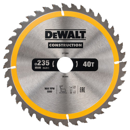 DeWALT Cirkelzaagblad DT1951