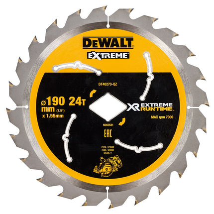 DeWALT Cirkelzaagblad HM DT40270