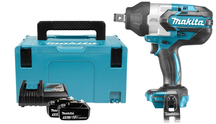 Afbeelding Makita 18 v slagmoersleutel DTW1001RTJ
