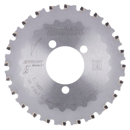 Afbeelding Makita hm zaagbl 110x15mm 24t E-11097