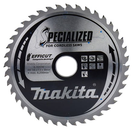 Afbeelding Makita hm zaagb effi compo 185x30x40t E-12170