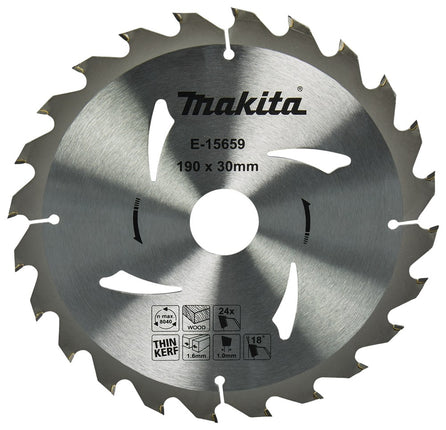 Afbeelding Makita cirkelzaagbl 190x20x1,6 24t E-15659
