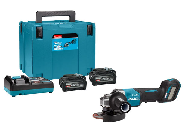 Afbeelding Makita xgt 40 v max haakse slijper 125 mm GA029GU201